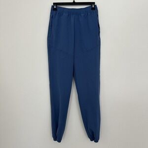 Skora Qwick Dry Running Joggers Mens Small Blue Athletic Cuffed Pants